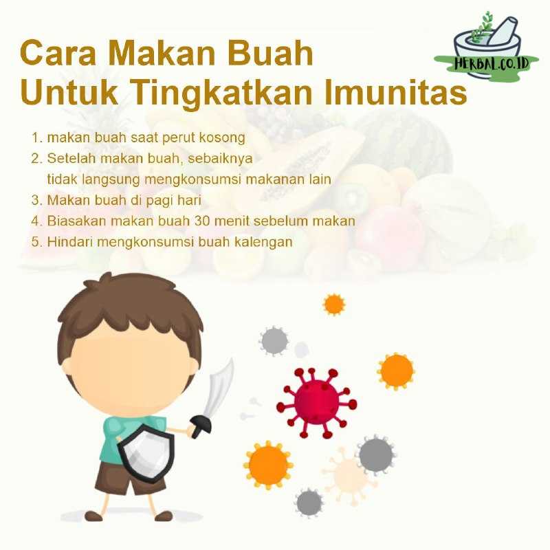 Cara Makan Buah Untuk Tingkatkan Imunitas